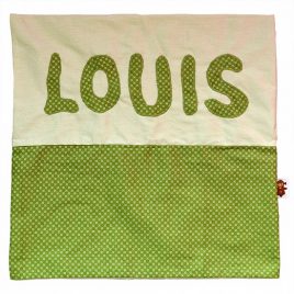 Housse de coussin avec prénom, « Louis »